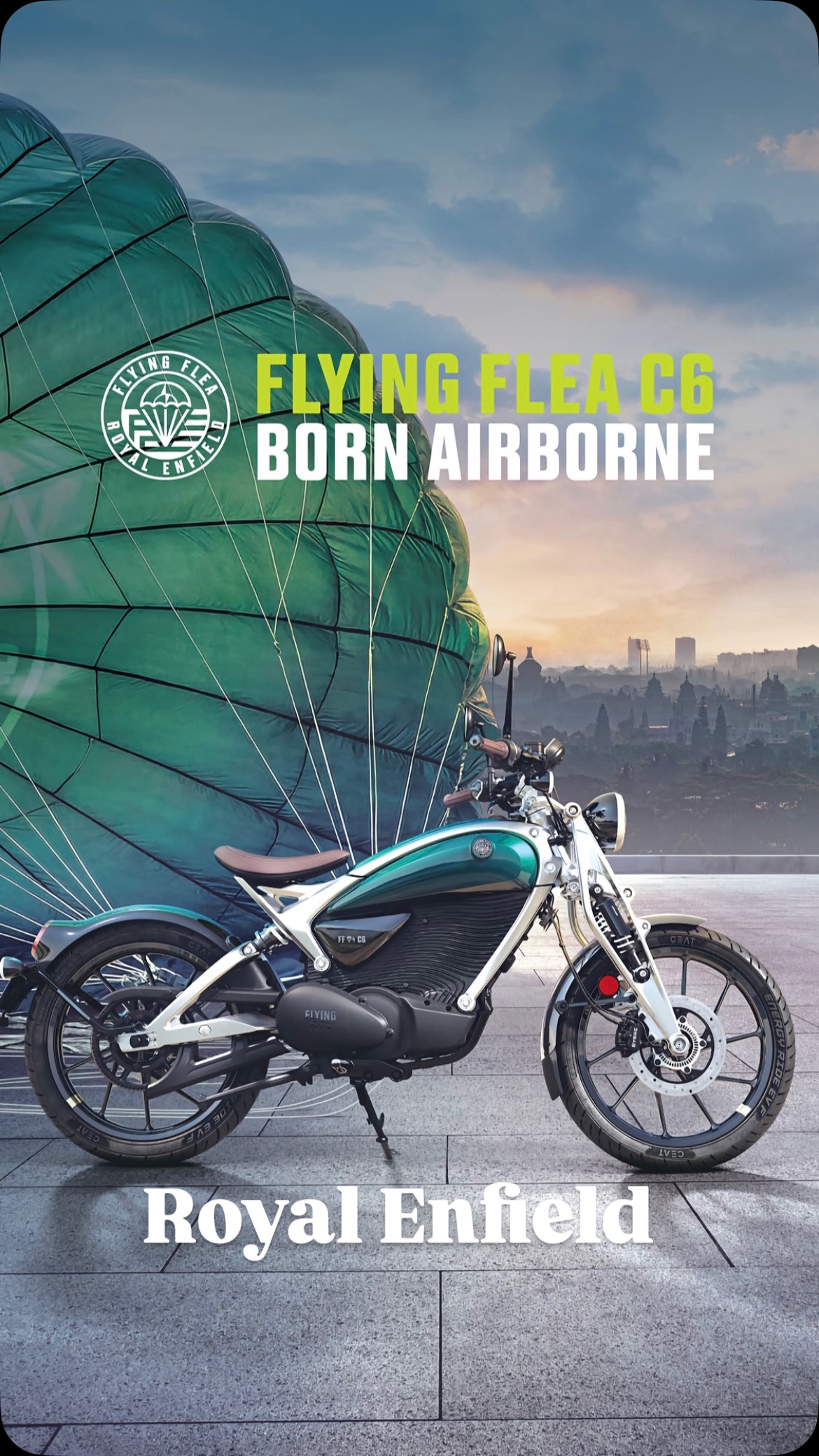 Instagram Reel cover for Bardapure's Royal Enfield Flying Flea ride experience in Bengaluru